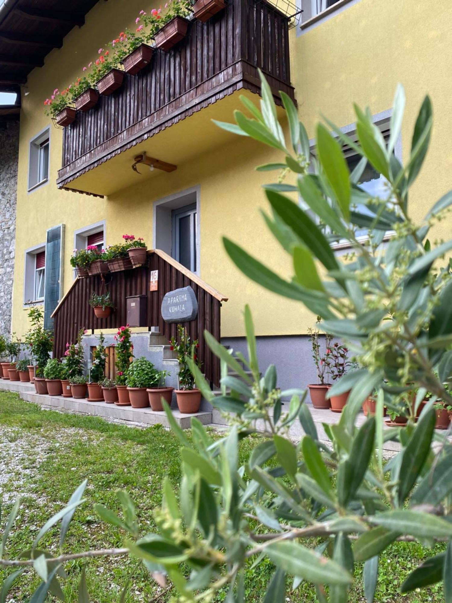 Trnovo Ob Soci Kuhala Apartment Kobarid Bagian luar foto